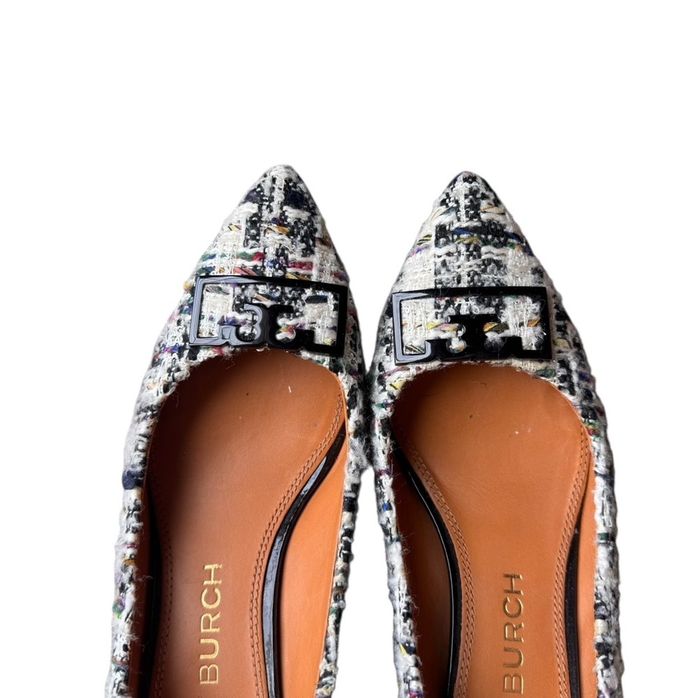 Tory Burch - Gigi Tweed Pointed-Toe Pumps Sz 8.5 - Picture 2 of 9